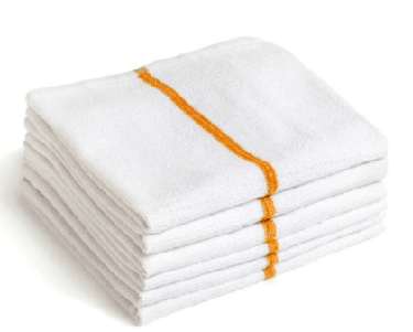 Gold Strip Bar Towels